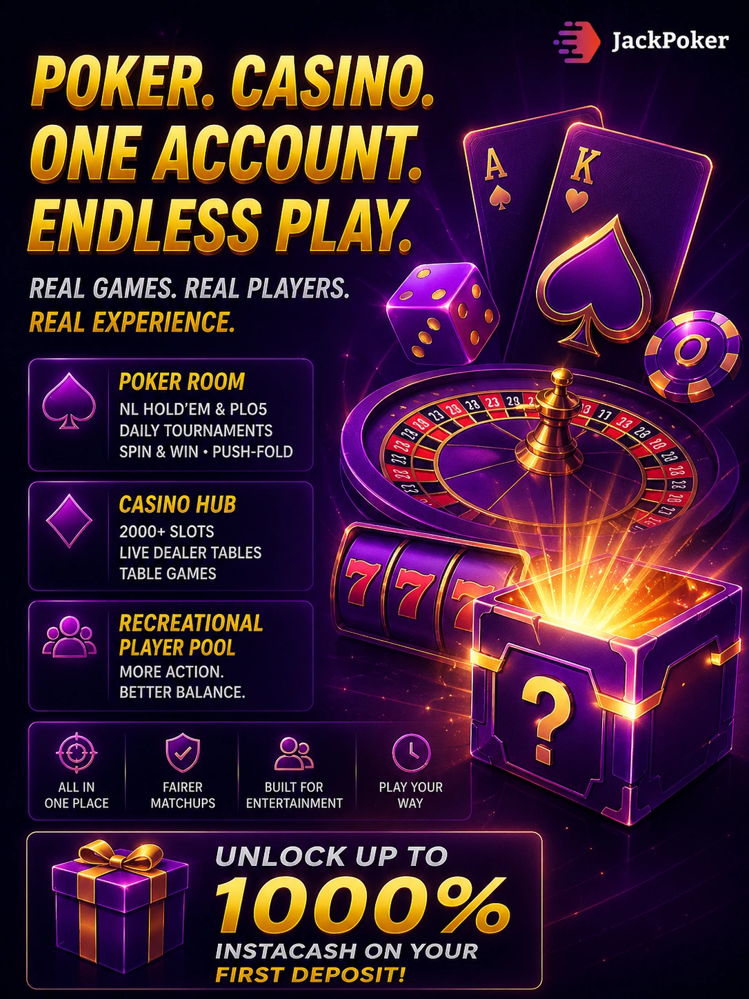 Jackpoker poker and casino games