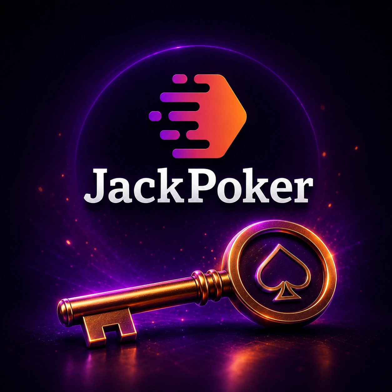 JackPoker security key with brand logo.