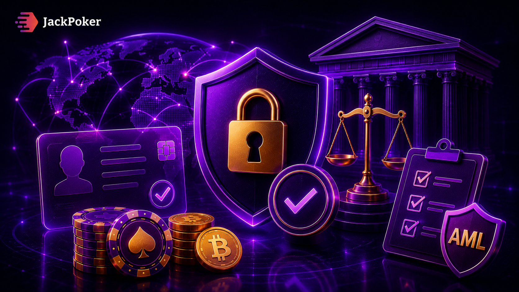 ΠΠ΅Π·ΠΎΠΏΠ°ΡΠ½ΠΎΡΡΡ ΠΈ AML-ΠΏΠΎΠ»ΠΈΡΠΈΠΊΠ° JackPoker Ρ Π·Π°ΡΠΈΡΠ½ΡΠΌ ΡΠΈΡΠΎΠΌ, ΠΏΡΠΎΠ²Π΅ΡΠΊΠΎΠΉ Π»ΠΈΡΠ½ΠΎΡΡΠΈ, Π΄ΠΎΠΊΡΠΌΠ΅Π½ΡΠ°ΠΌΠΈ ΠΈ ΠΊΠΎΠ½ΡΡΠΎΠ»Π΅ΠΌ ΡΡΠ°Π½Π·Π°ΠΊΡΠΈΠΉ